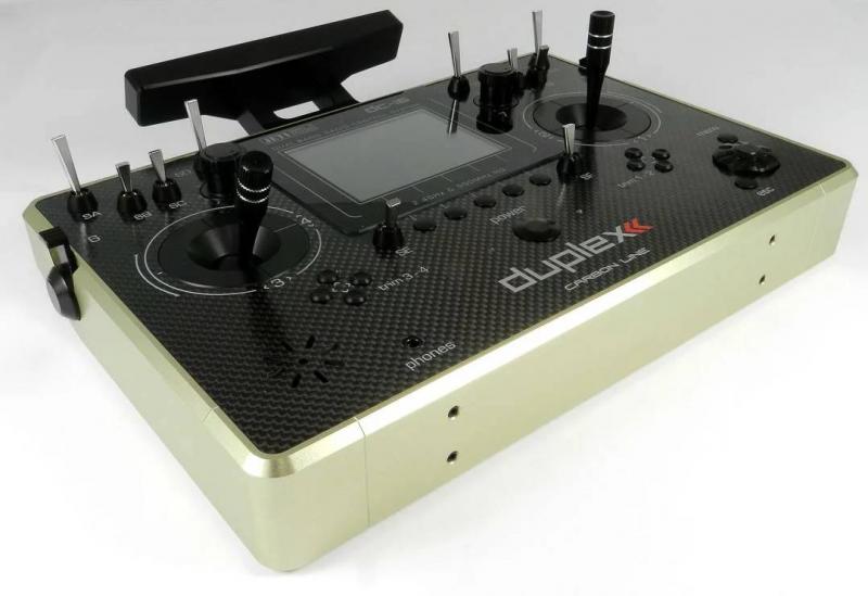 JETI Pult-Sender DC-16 Carbon Line Multimode 2. Generation - hellgelb